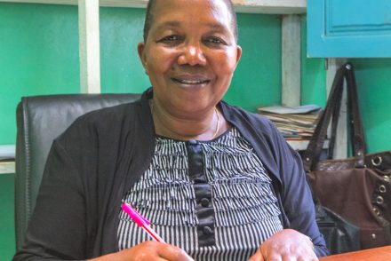 At the Mamsera green coffee cooperative, in northern Tanzania, Mary Shayo is the influential secretary.