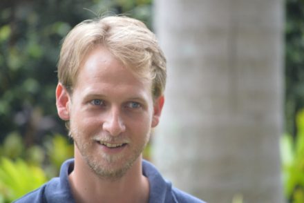 Riley Thomson leads the coffee farmer support team in Costa Rica.