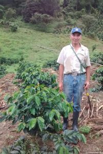 Coffee producer Victor Hugo Sanchez Fonseca