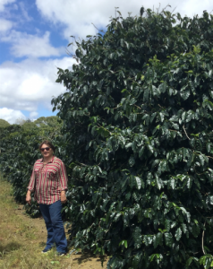 Coffee producer Marinalva Ivo as Neves, in Brazil.