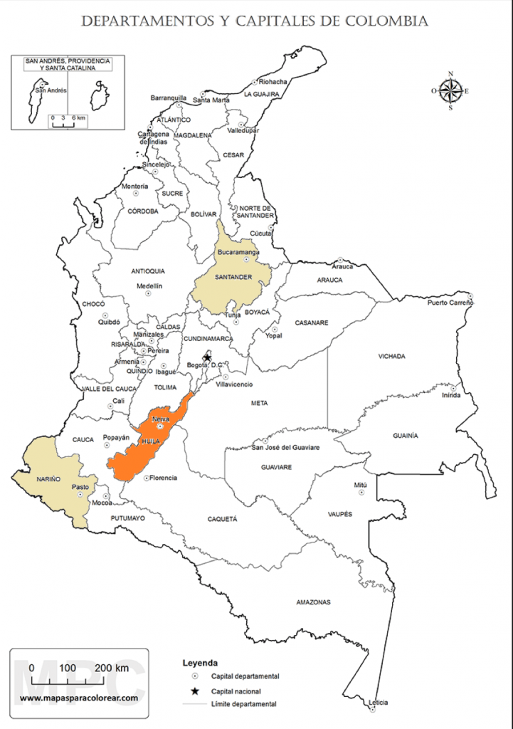 Departments of Colombia Departments of Colombia.