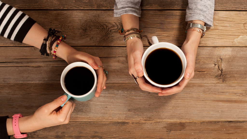 Drinking Coffee
