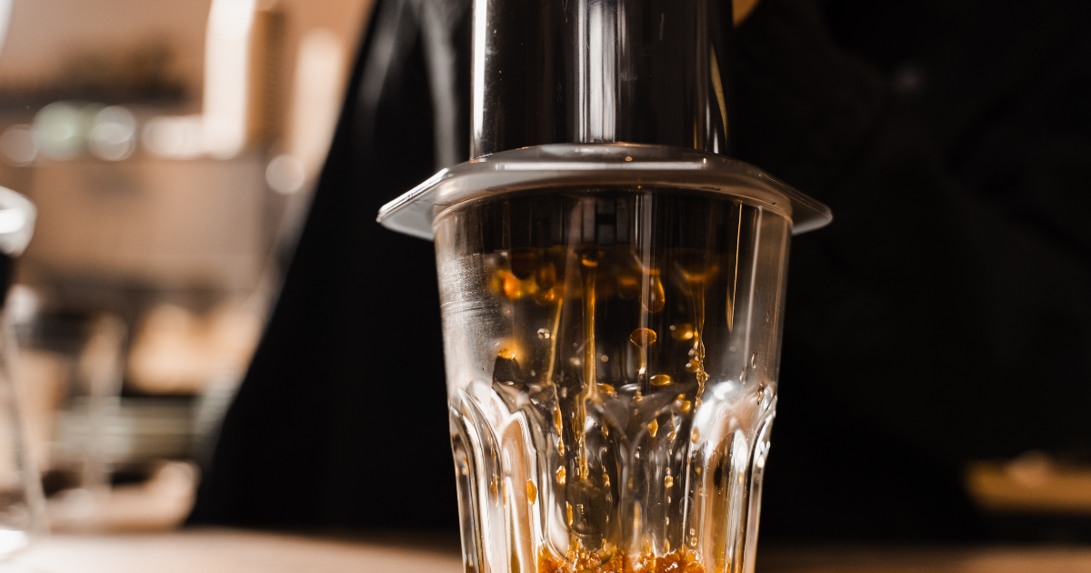 Coffee being pressed through an Aeropress - Rabizo Getty Images