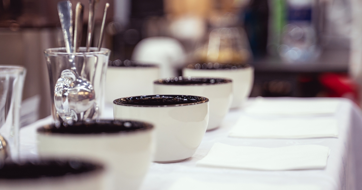 Cups and spoons on a Cupping table