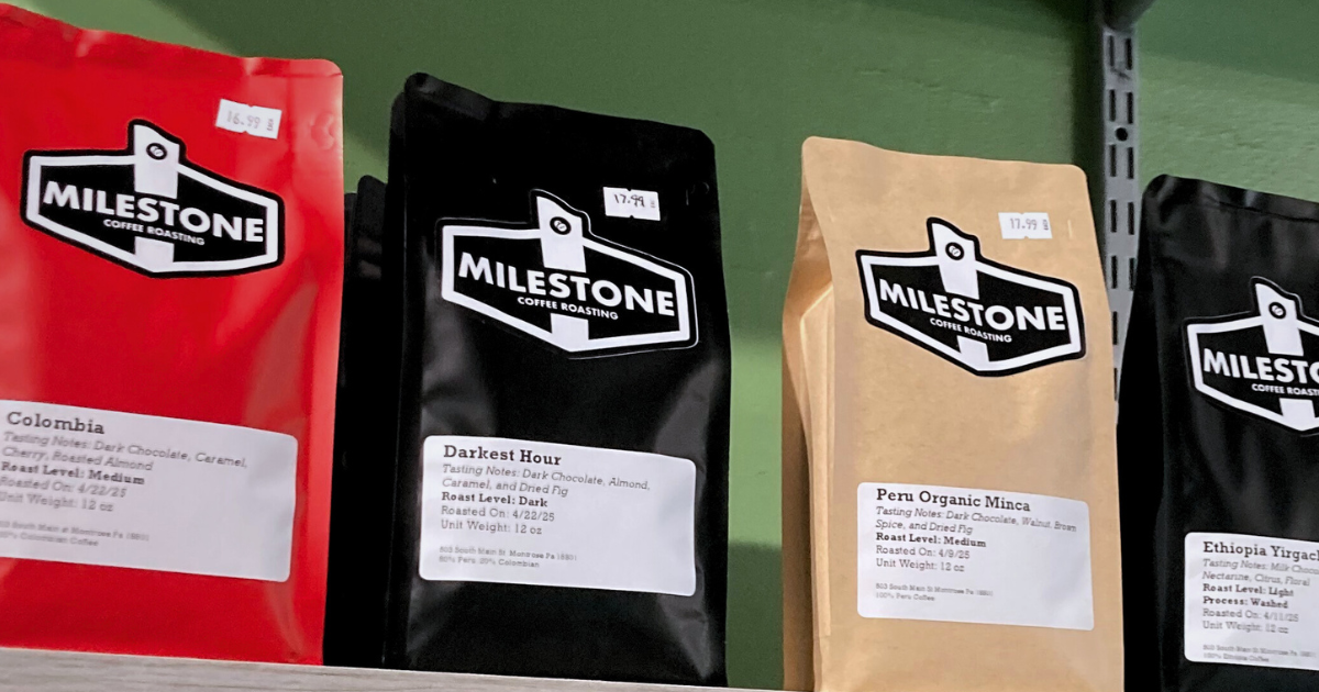 Milestone Coffee Roasting bags
